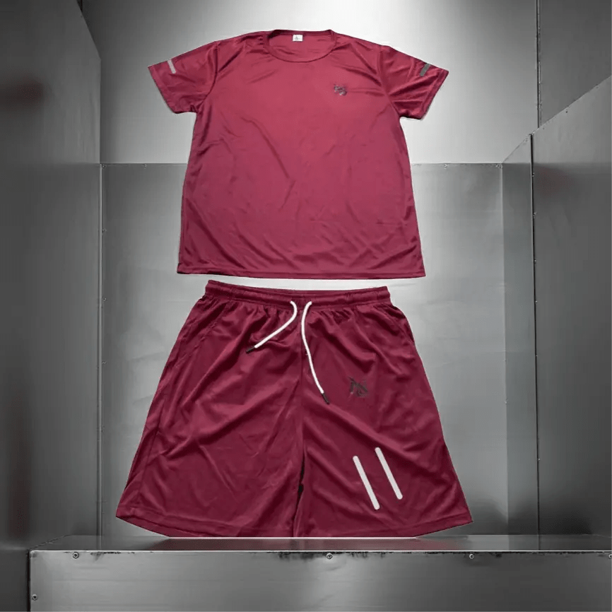 MLS Danmark T-shirt og Shorts Sæt - Elegant Sort Logo - MLS Danmark